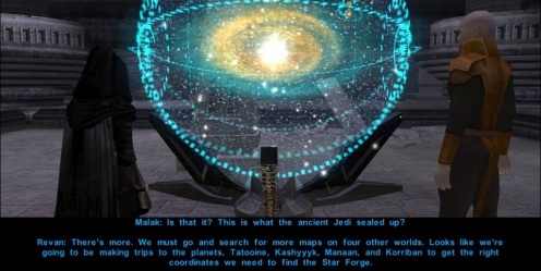 kotor starmap - Revan and Malak found the first Star Map on Dantooine